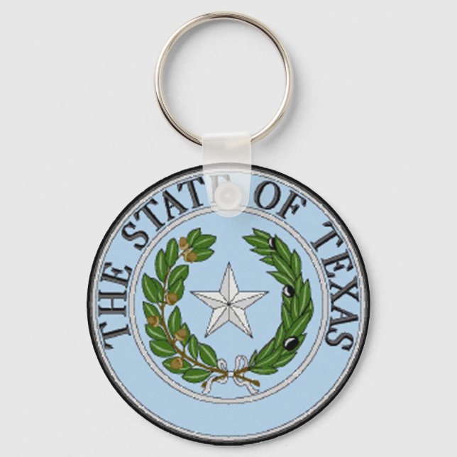 Texas Staat Siegel Schlüsselanhänger (Vorderseite)