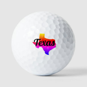 Texas Staat Silhouette Custom Golf Set Geschenk Golfball