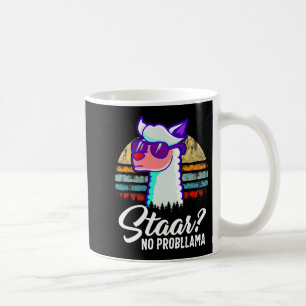 Texas Staat Test Day Llama Alpaca für Studenten Kaffeetasse