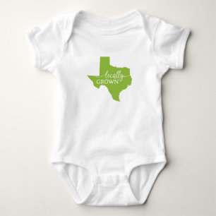 Texas-Staats-Bodysuit, am Ort gewachsen in Texas Baby Strampler