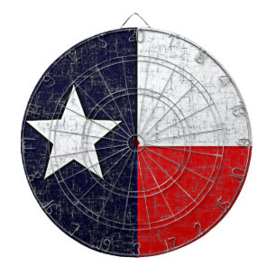 TEXAS-STAATS-FLAGGE Pfeil-Brett Dartscheibe