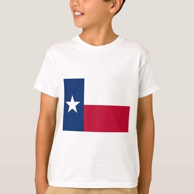 Texas-Staats-Flagge T-Shirt (Vorderseite)