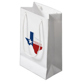 Texas-Staats-Flagge und Karte Kleine Geschenktüte