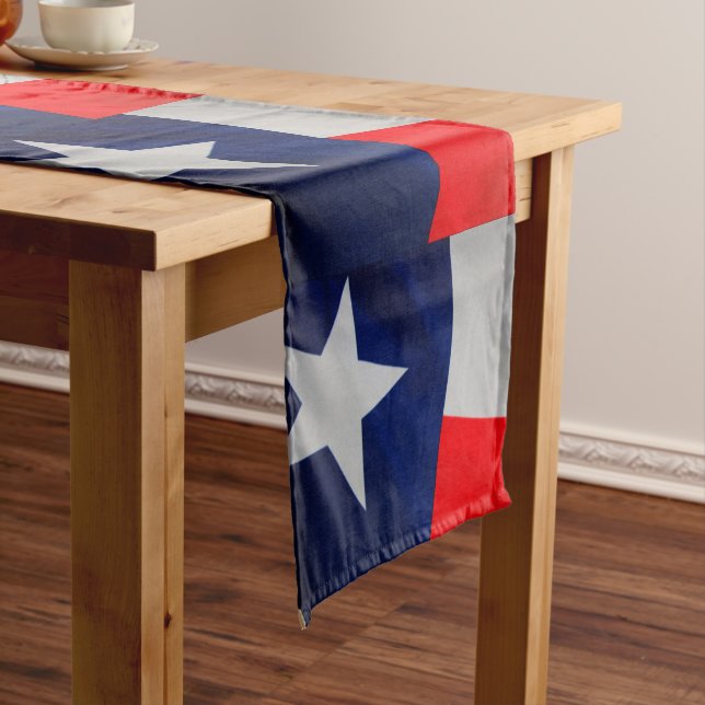 Texas-Staats-Flaggen-Tabellen-Läufer Kurzer Tischläufer (Beispiel)