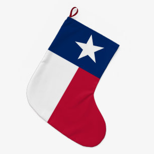 Texas-Staatsflagge - hochwertige authentische Großer Weihnachtsstrumpf