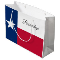 Texas-Staatsflagge personalisierte Geschenktaschen