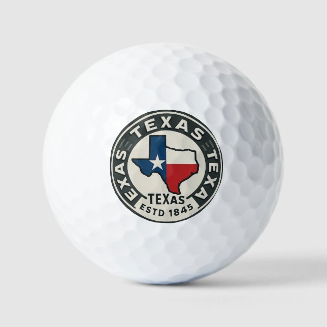 Texas Staatsstolz Golfball (Vorderseite)