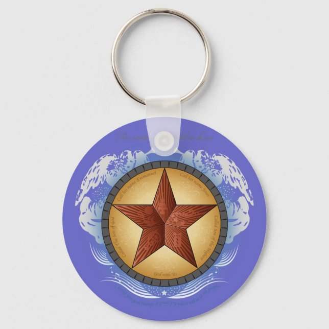Texas Star Keychain Schlüsselanhänger (Vorderseite)