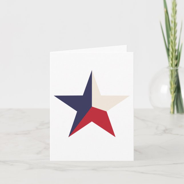 Texas Star Notecards Karte (Vorderseite)