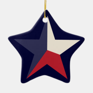 Texas-Star-Ornament Keramik Ornament