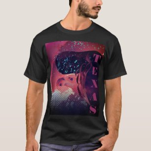 Texas State American Eagle Illustration T-Shirt
