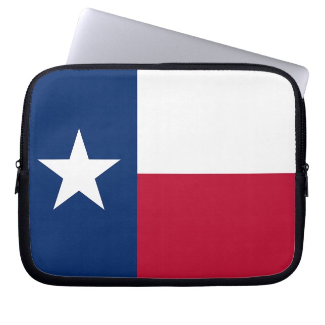 Texas State Flag Laptop Sleeve (Vorderseite)