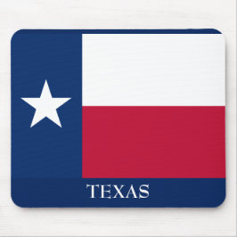 TEXAS-State-Flag-Maus-Pad Text Star anpassen Mousepad
