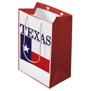 Texas State Flag Red White & Blue MGB Mittlere Geschenktüte
