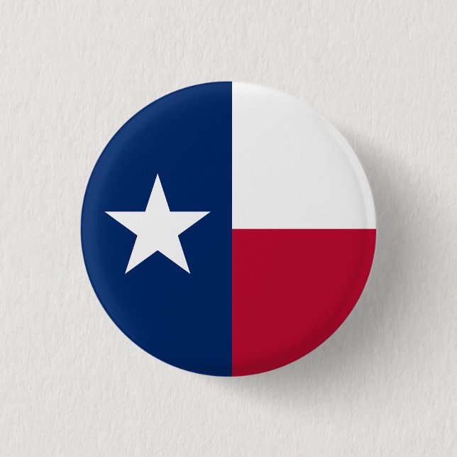 Texas State Flag USA Button (Vorderseite)