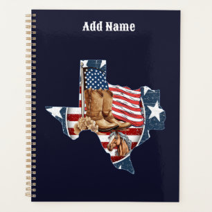 Texas State Outline USA Horse