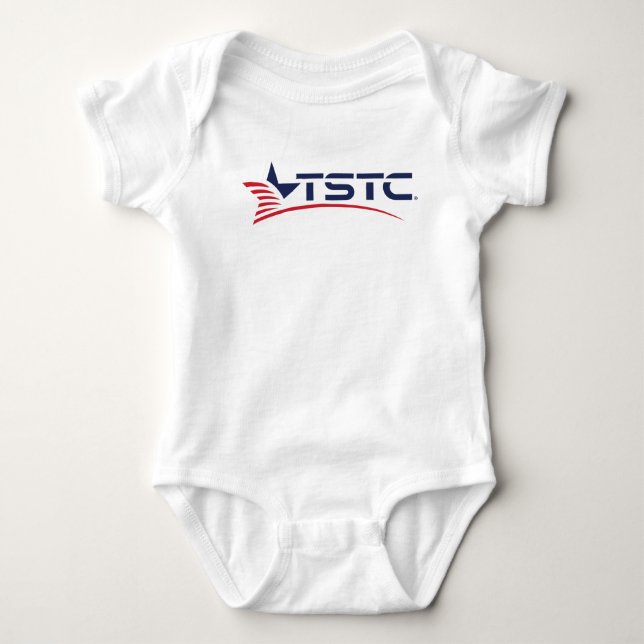 Texas State Technical College-Logo Baby Strampler (Vorderseite)