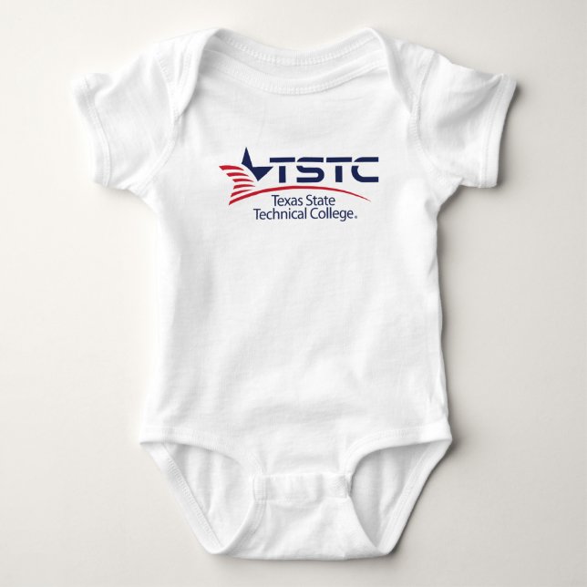 Texas State Technical College-Logo Baby Strampler (Vorderseite)