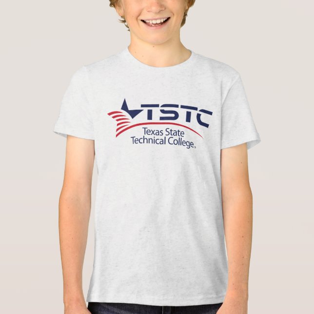 Texas State Technical College Logo remains the sam Tri-Blend Shirt (Vorderseite)