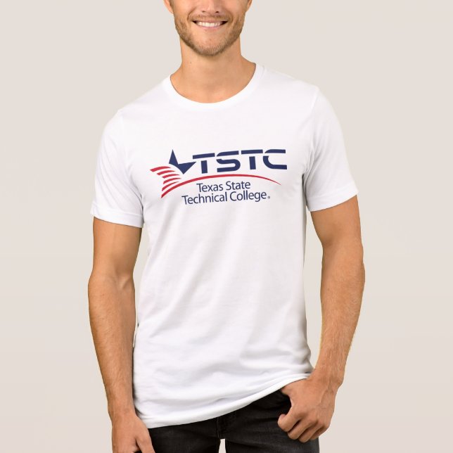 Texas State Technical College-Logo Tri-Blend Shirt (Vorderseite)