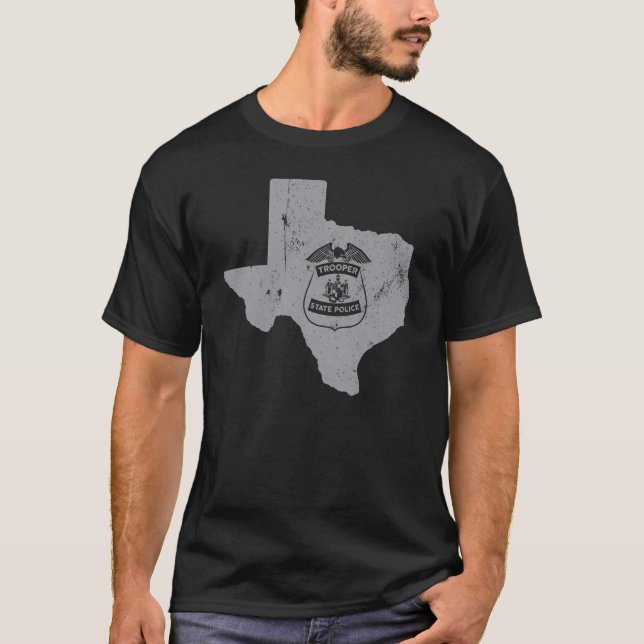 Texas State Trooper Shirt Texas Highway Patrol (Vorderseite)