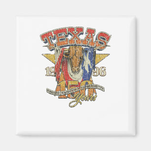 Texas Statehood Sesquicentennial 1996 Sticker Magnet