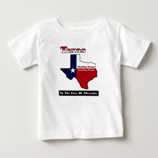 Texas Stehend Strong Baby T-shirt (Vorderseite)