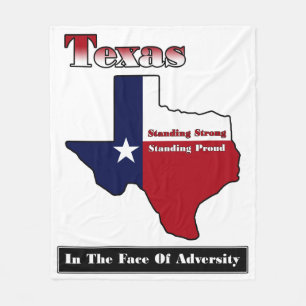Texas Stehend Strong Fleecedecke