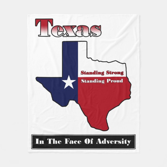 Texas Stehend Strong Fleecedecke (Vorderseite)