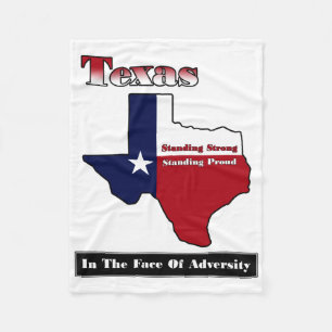 Texas Stehend Strong Fleecedecke