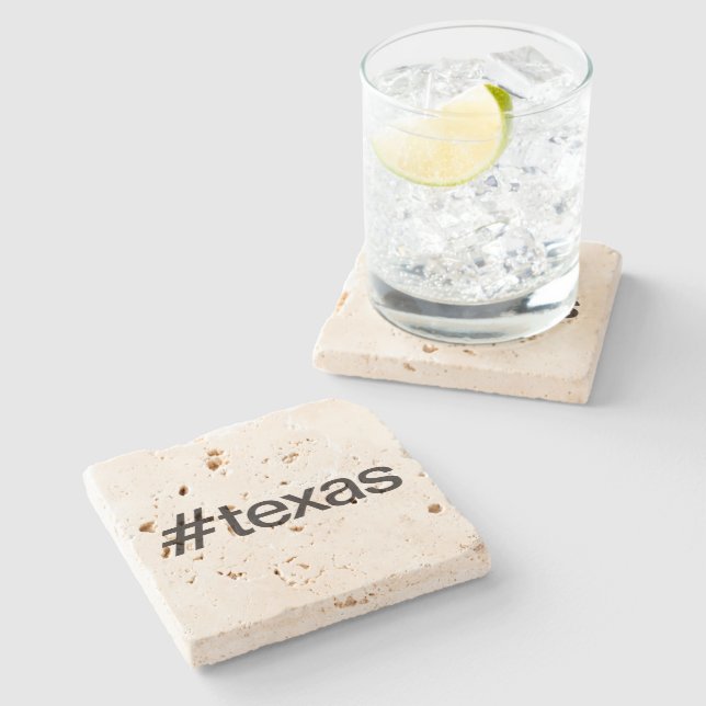 Texas Steinuntersetzer (Seitenansicht)