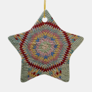 Texas-Stern Keramikornament