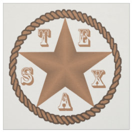 Texas-Stern mit der Seil-Grenze groß IRGENDEINE Stoff