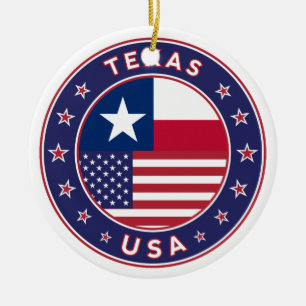 Texas sticker, phone case, tote bag keramik ornament