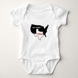 Texas-Stolz! Texas/nicht Texas Baby Strampler