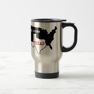 Texas-Stolz! Texas/nicht Texas Reisebecher