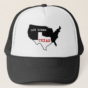 Texas-Stolz! Texas/nicht Texas Truckerkappe