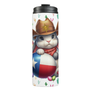Texas/südwestlicher Osterhasen Thermosbecher