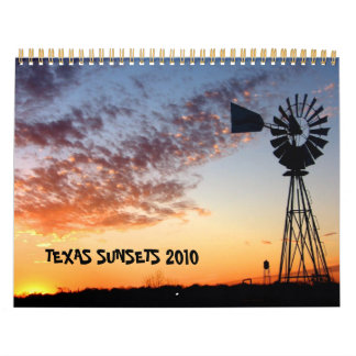 Texas Sunsets Calendrier 2010