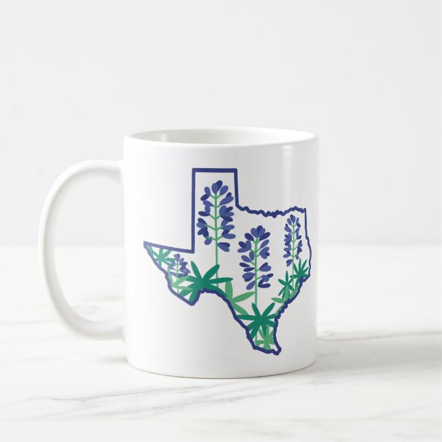 Texas-Tasse, Texas-Staat-Tasse, texanische Tasse,  Kaffeetasse (Links)
