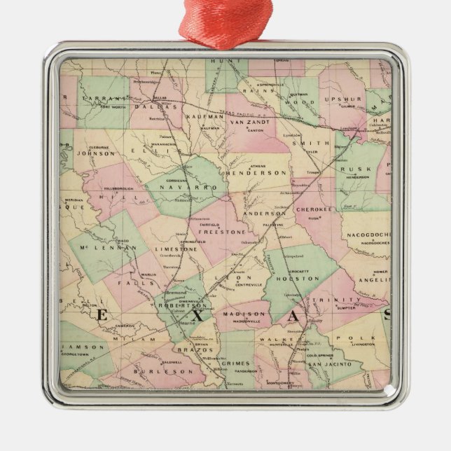 Texas-Teil Ornament Aus Metall (Vorne)