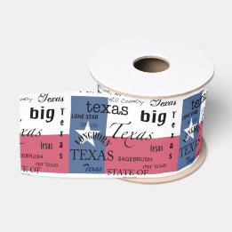 Texas-Text Entwurf-mit Texas-Flagge Ripsband