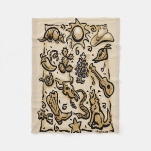 Texas Thangs Fleecedecke