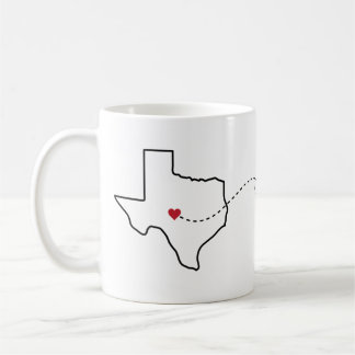 Texas to Illinois - Heart2Heart Kaffeetasse