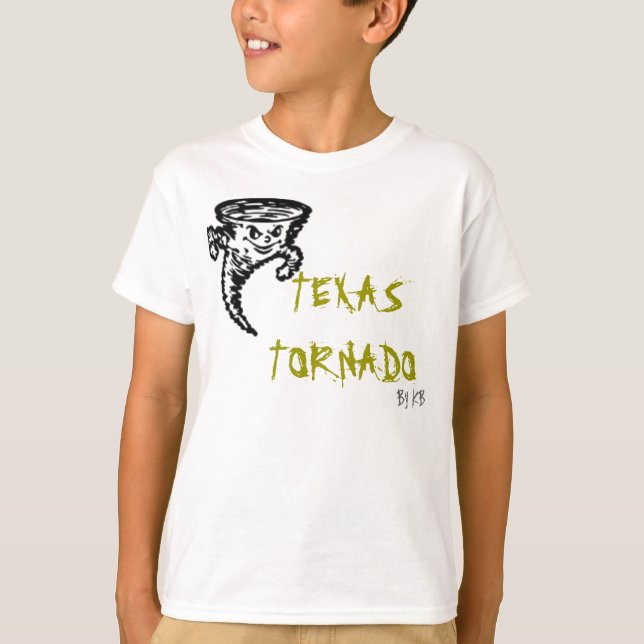 TEXAS-TORNADO, durch KB T-Shirt (Vorderseite)