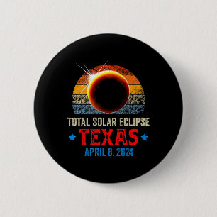 Texas Total Solar Eclipse April 8 2024 Texas Solar Button