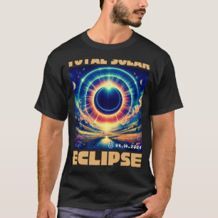 Texas Total Solar Eclipse April 8 2024 Texas Solar T-Shirt