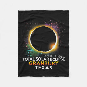 Texas Totality Total Solar Eclipse 8. April 2024 Fleecedecke