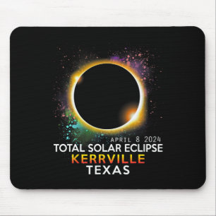 Texas Totality Total Solar Eclipse 8. April 2024 Mousepad