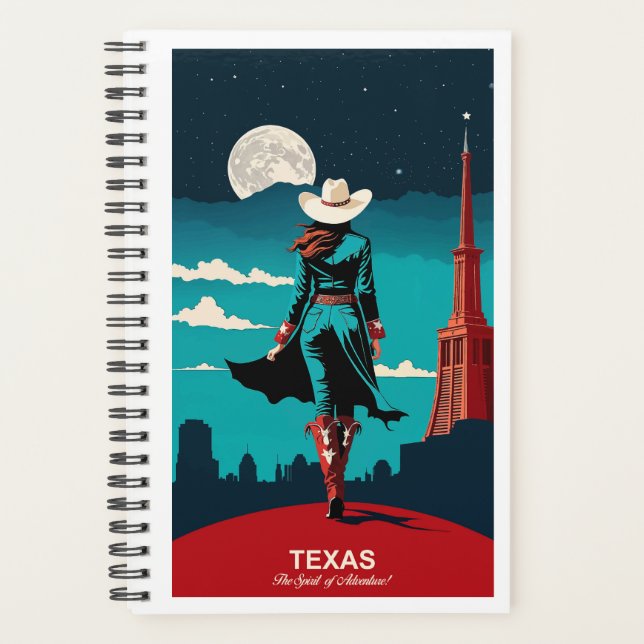 Texas Travel: Der Geist des Abenteuers Planer (Vorderseite)